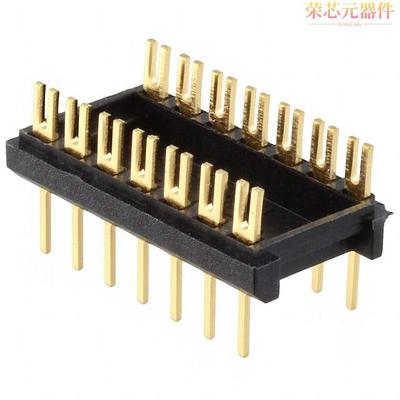 14-600-11原装「CONN HDR DIP FORK 14POS GOLD」正品