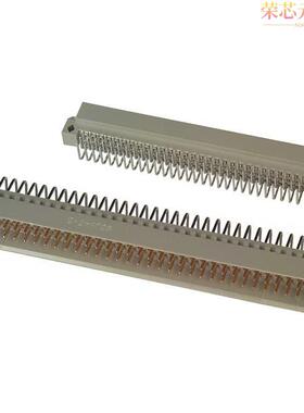 5536010-5原装「CONN DIN PLUG 96POS PCB RA GOLD」正品