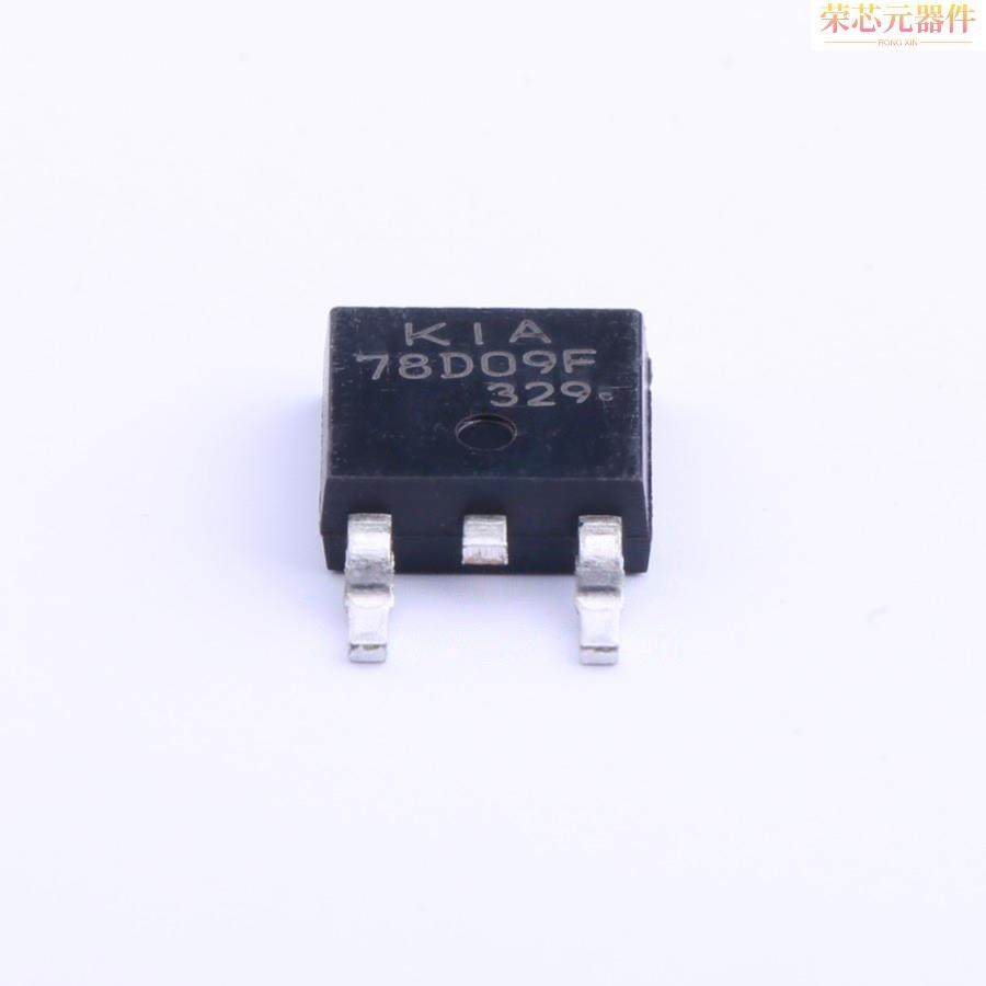 KIA78D09F-RTF/P原装「Vin=25V Vout=9V 1A 55dB」正品