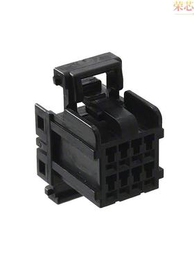 174044-2原装「CONN PLUG HSNG 8POS DUAL BLACK」正品
