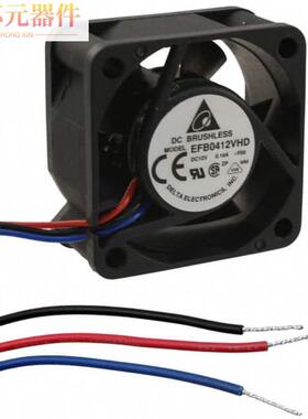 EFB0412VHD-F00原装「FAN AXIAL 40X20MM 12VDC WIRE」正品