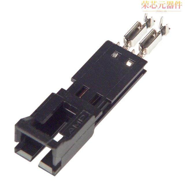 103945-1原装「CONN PLUG 2POS IDC 22-26AWG GOLD」正品