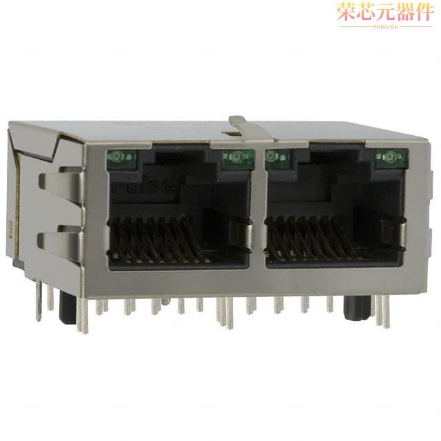 JG0-0023NL原装「CONN JACK 2PORT 1000 BASE-T PCB」正品