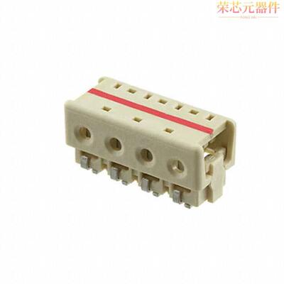 3-2106003-4原装「CONN WIRE IDC 4POS 24AWG SMD RA」正品