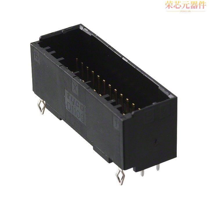 1-1827872-5原装「CONN HEADER VERT 30POS 2MM」正品 - 实物图