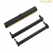 「CONN 34D HIF4 IDC 3.18R原装 34POS GOLD」正品 RCPT 24AWG