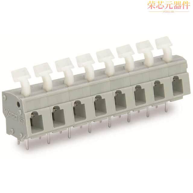 257-566原装「PCB TERMINAL BLOCK; PUSH-BUTTON;」正品