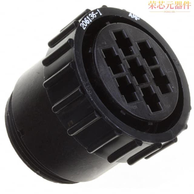 206136-1原装「CONN PLG HSG FMALE 7POS INLINE」正品