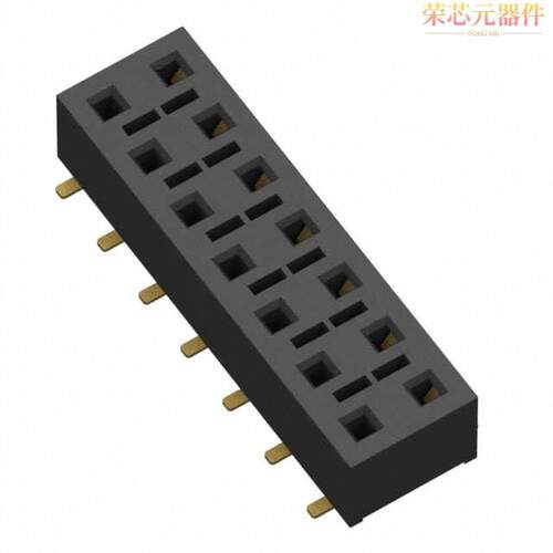 HLE-107-02-G-DV原装「CONN RCPT 14POS 0.1 GOLD SMD」正品