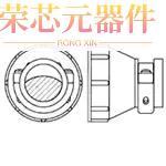 206510-1原装「CONN BACKSHELL W/CLAMP SZ 23 BLK」正品