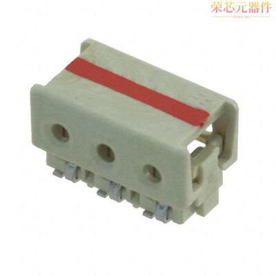 3-2106431-3原装「CONN WIRE IDC 3POS 24AWG SMD RA」正品