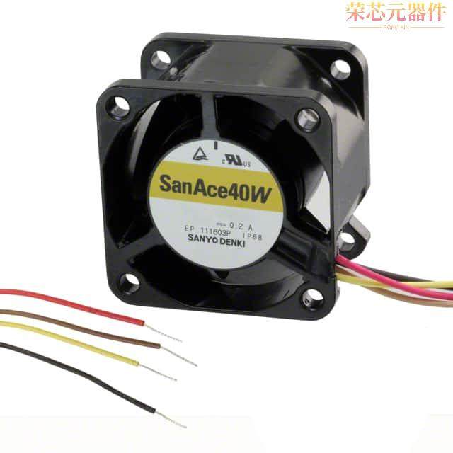 9WL0424P3J001原装「FAN 40X28MM 24VDC IP68 RBLS」正品