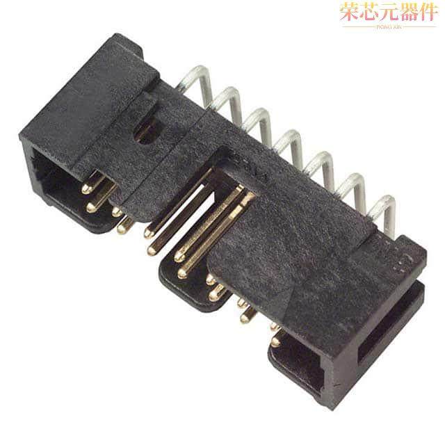 N2514-5002-RB原装「CONN HEADER R/A 14POS 2.54MM」正品