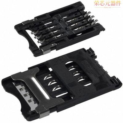 CCM03-3001LFT R102原装「CONN SIM/SAM CARD HINGED