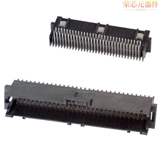 6-104069-7原装「CONN HEADER R/A 100P 1.27MM」正品