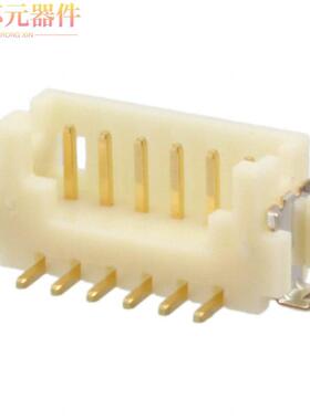 DF13C-6P-1.25V(51)原装「CONN HEADER SMD 6POS 1.25MM」正品