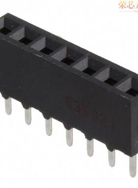 5-535541-5原装「CONN RCPT 7POS 0.1 GOLD PCB」正品