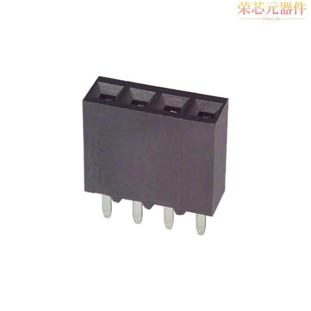 5-534237-2原装「CONN RCPT 4POS 0.1 GOLD PCB」正品