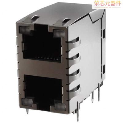 6368011-4原装「CONN MOD JACK 8P8C R/A SHIELDED」正品