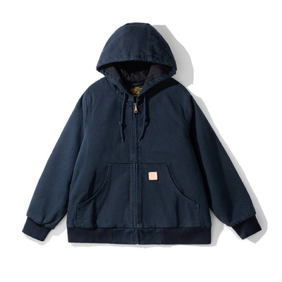 OKONKWO美式复古帆布J30夹棉夹克