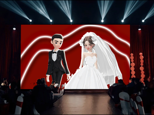 繁空视觉创意崽崽婚礼开场暖场电子相册婚纱照MV