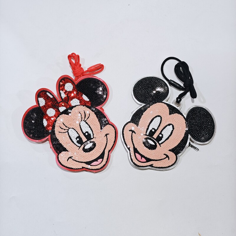 米奇Mickey米妮Minnie公仔亮片儿童可爱的卡通夸包零钱包卡包礼物