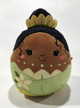 公主与青蛙蒂安娜公主tiana 公仔毛绒玩具女生卡通人偶玩偶布娃娃