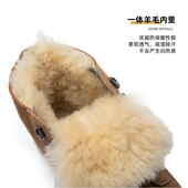 HOZ后街女鞋 羊毛内里加绒加厚雪地靴百搭短靴 马丁靴女鞋 冬季 新款