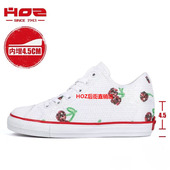 HOZ后街新款 隐形内增高女鞋 亮片休闲透气百搭小众复古小个子增高