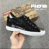 时尚 HOZ后街内增高女鞋 潮流小个子 中帮亮片休闲鞋 女韩版 秋季 新款