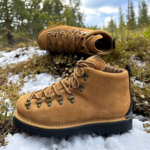 欧货秋冬防水新款中高帮登山靴防滑耐磨潮流休闲户外运动徒步男鞋