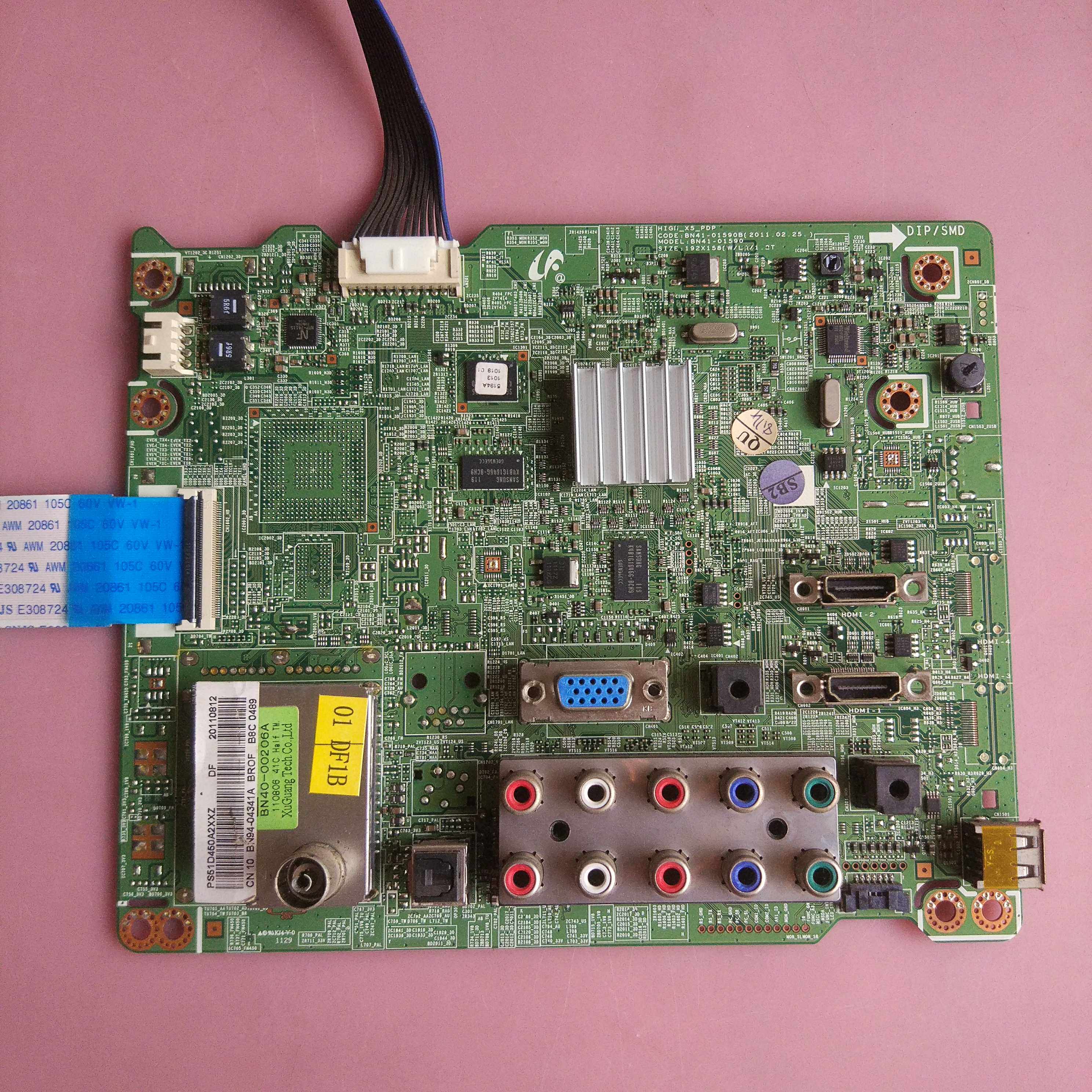三星 PS51D450A2 主板 BN41-01590B 屏S50HW-YB07 屏线10