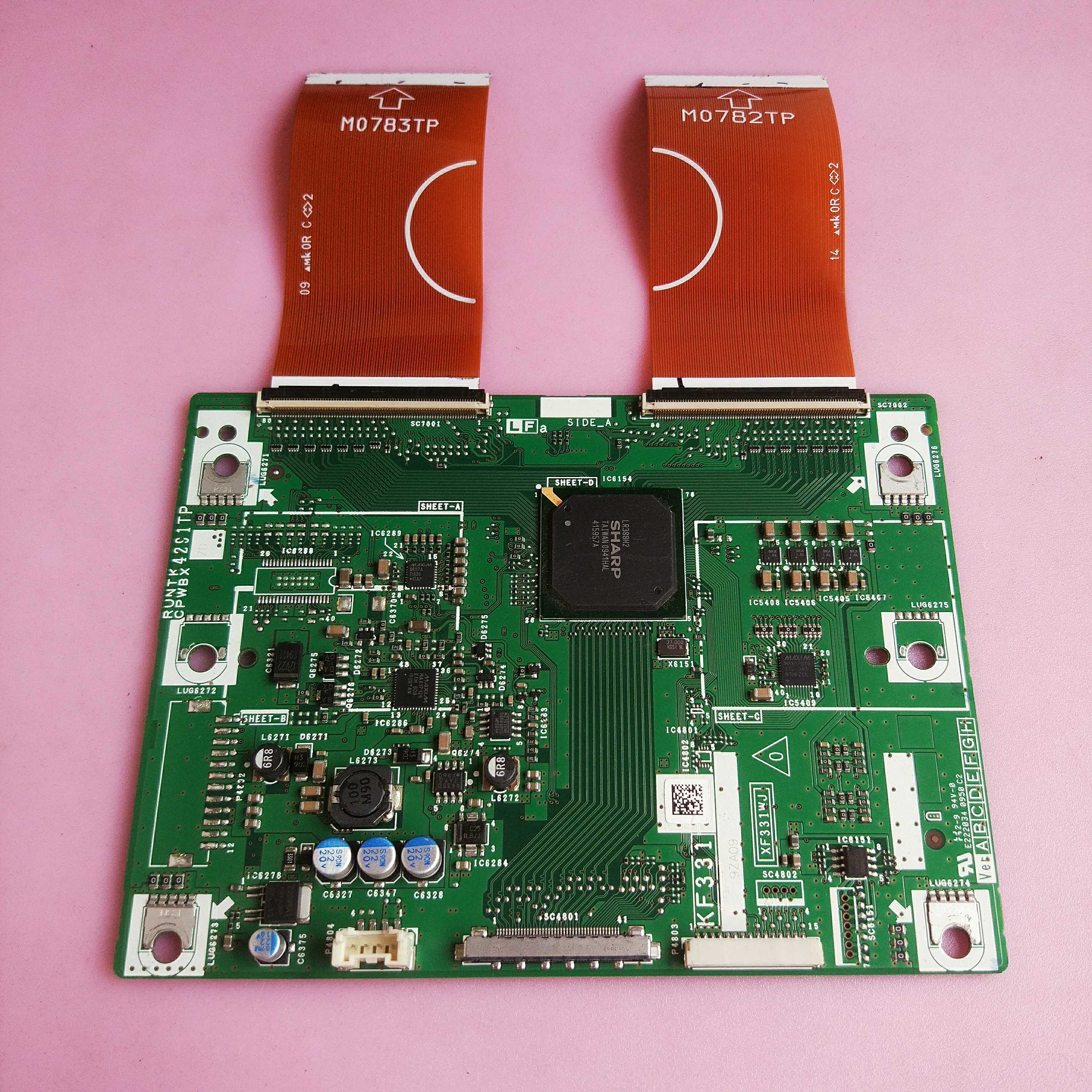 夏普 LCD-46GE51A 逻辑板 KF331 RUNTK4291TP ZD 屏 LK460D3LW8CX