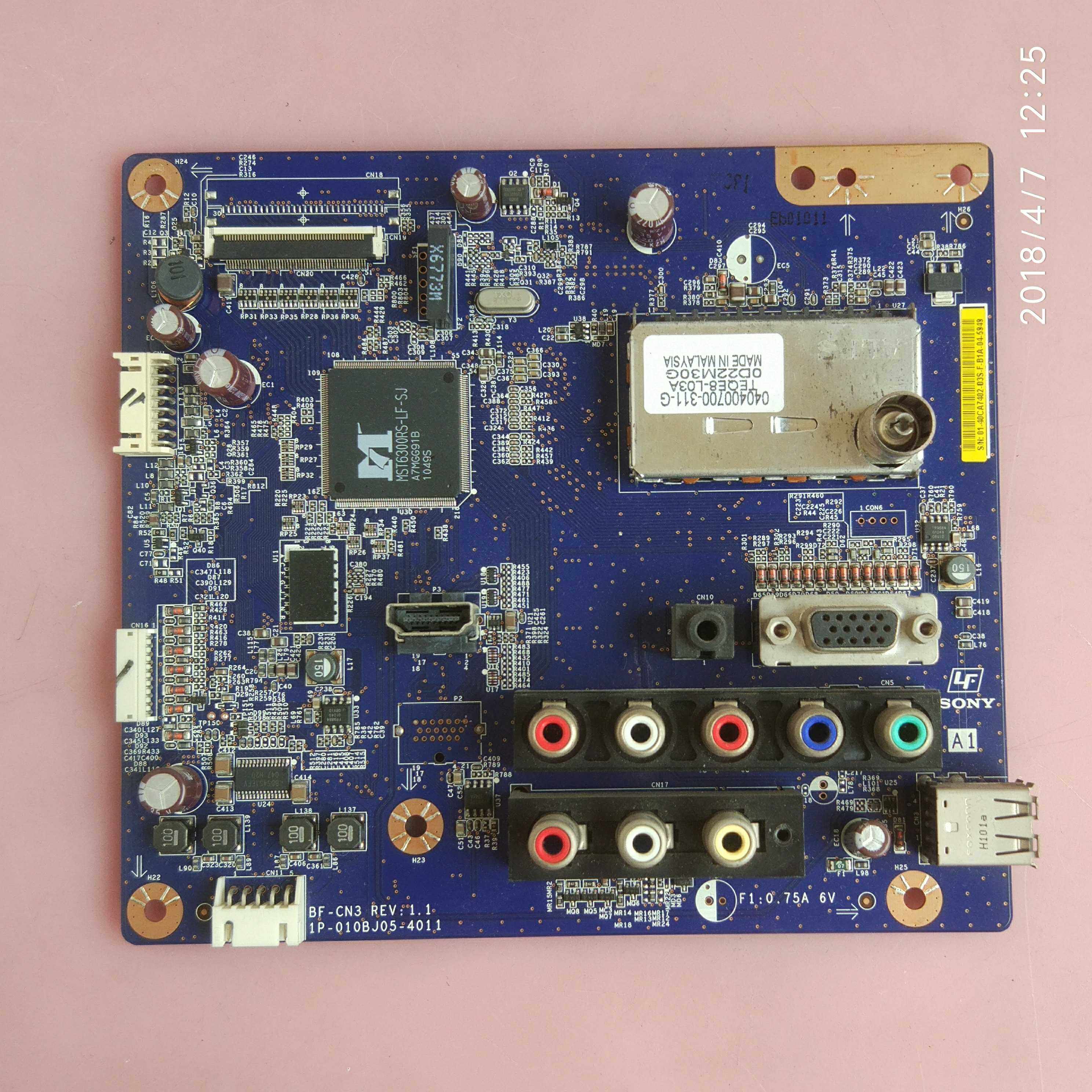 索尼 KLV-40BX420 主板 BF-CN3 1P-010BJ05-4011屏LTY400HM07/02