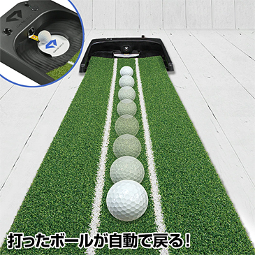 日本直送DAIYA GOLF高尔夫推杆练习器球道毯迷你果岭自动回球电动