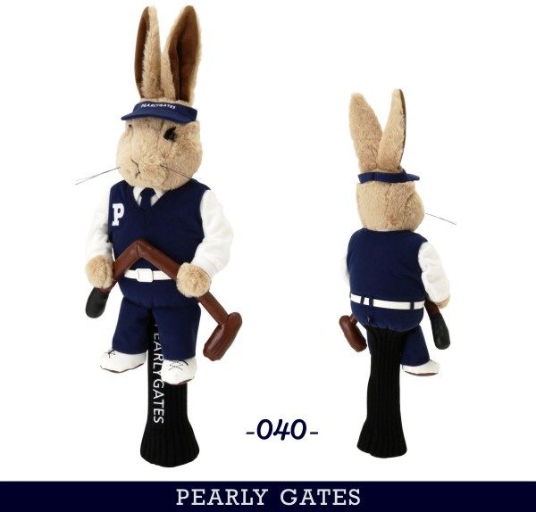 日本直送PERALY GATES兔子高尔夫球杆保护套fairway wood球道木