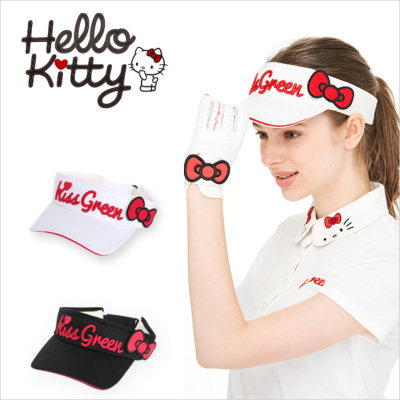 日本直送 高尔夫球帽遮阳帽子 限定Hello Kitty