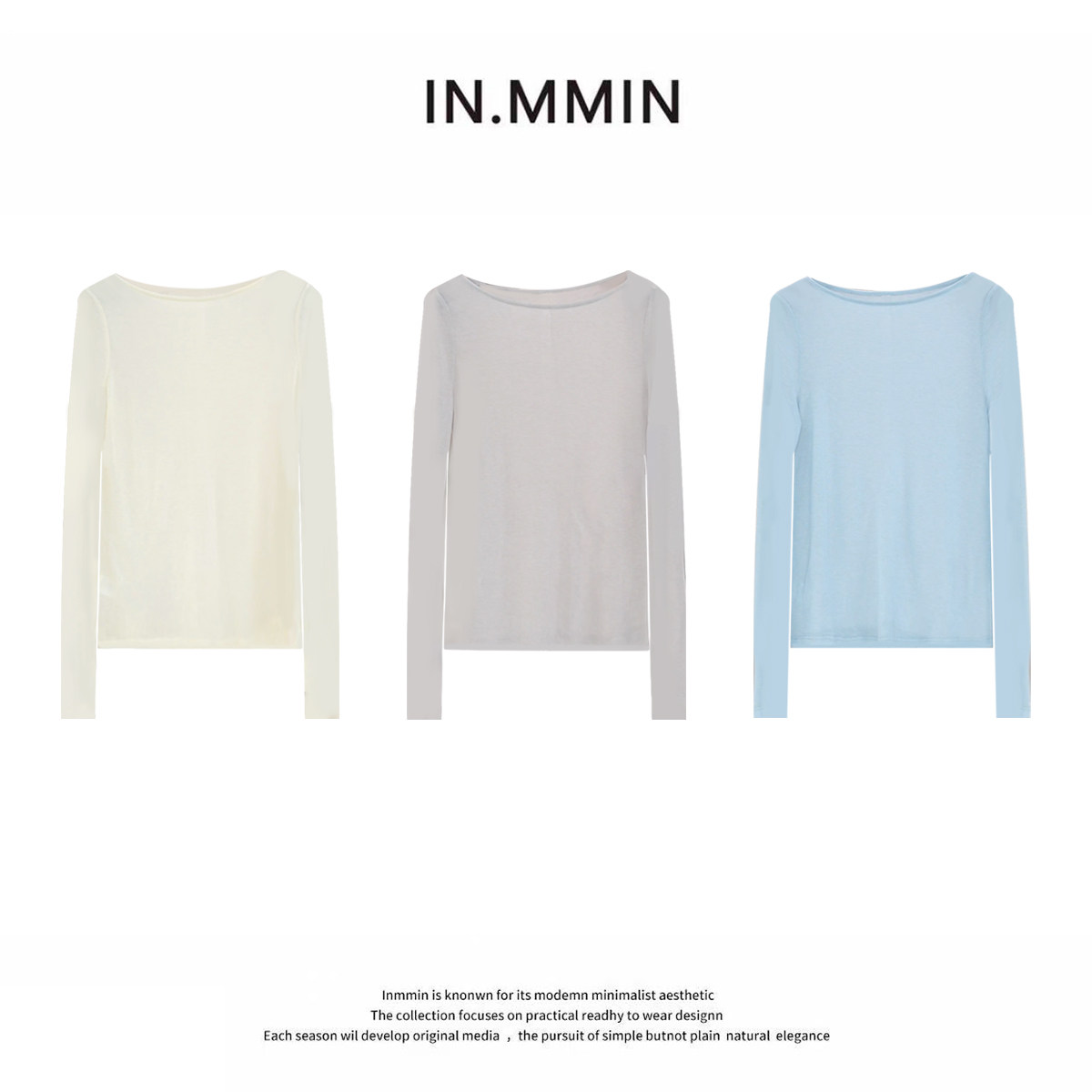 IN.MMIN 韩里韩气设计感防晒长袖罩衫T恤女夏新款上衣zz1112
