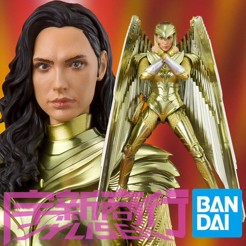 宇新商行 现货 万代 shf 正义联盟 神奇女侠 1984 ww84 黄金战甲