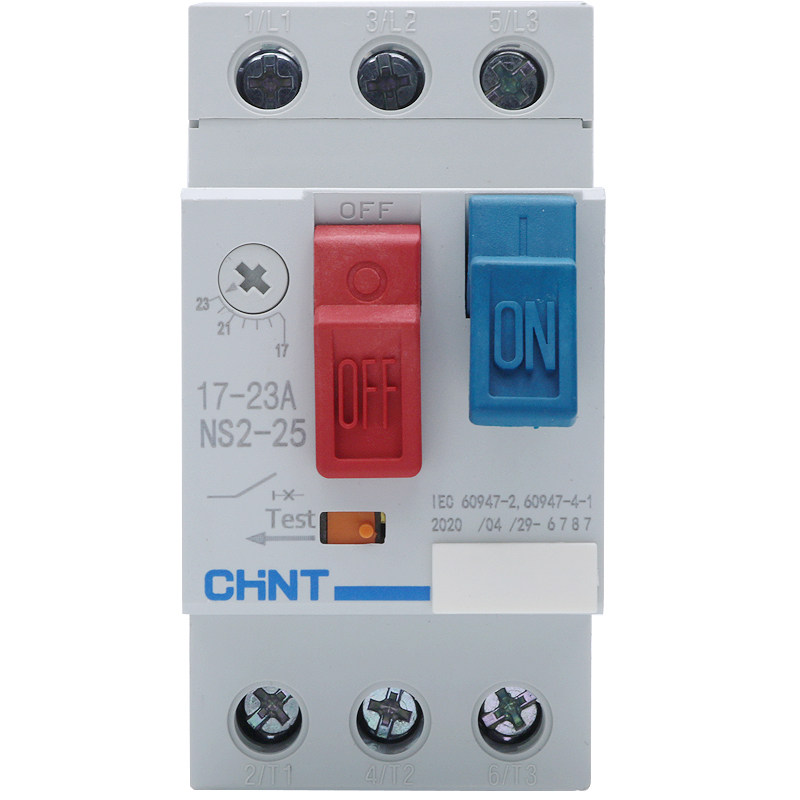 正泰NS2-25电动机断相过载短路保护启动器马达保护开关4A6A10A25A