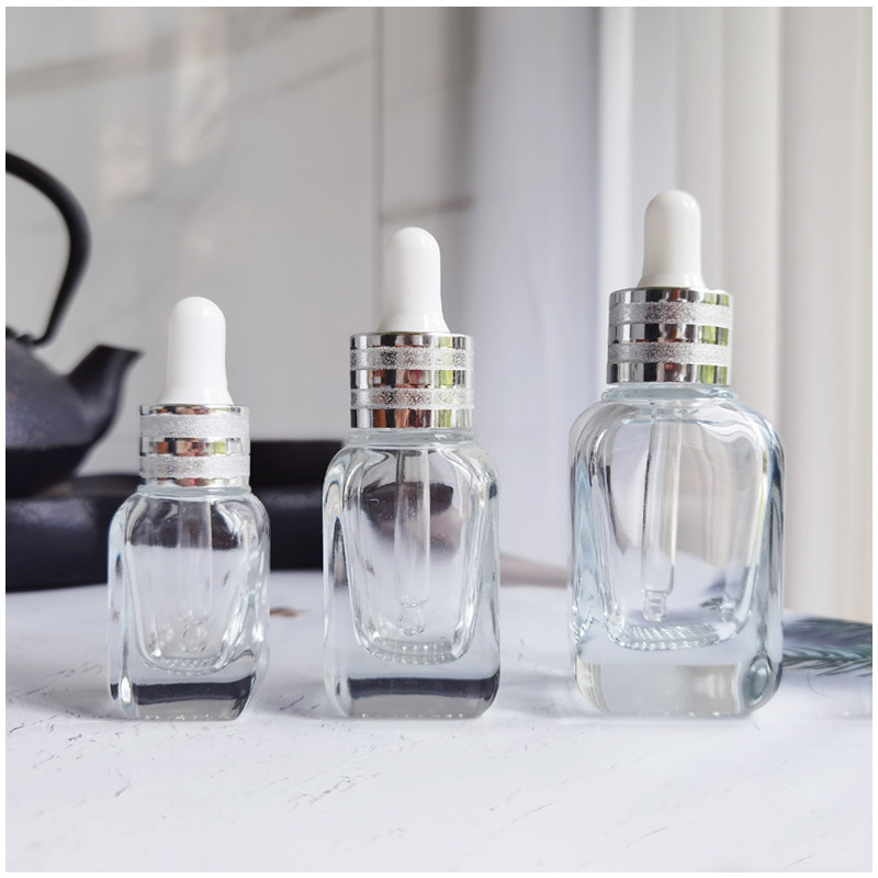 玻璃精油瓶精华液小样空瓶子化妆品滴管分装瓶高档调配瓶便携旅行
