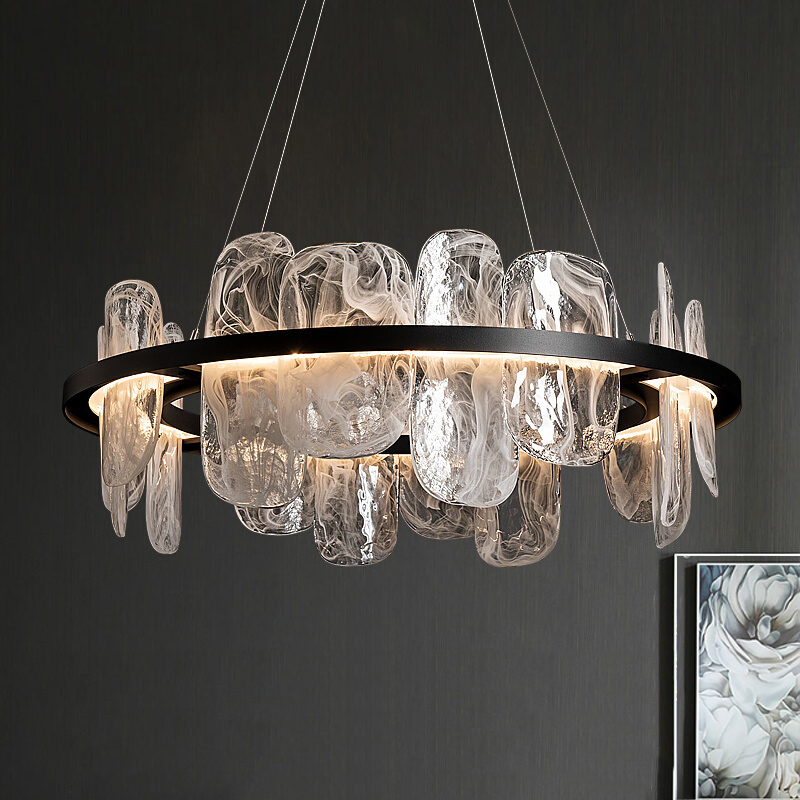 玻璃全铜卧室小吊灯具现代简约