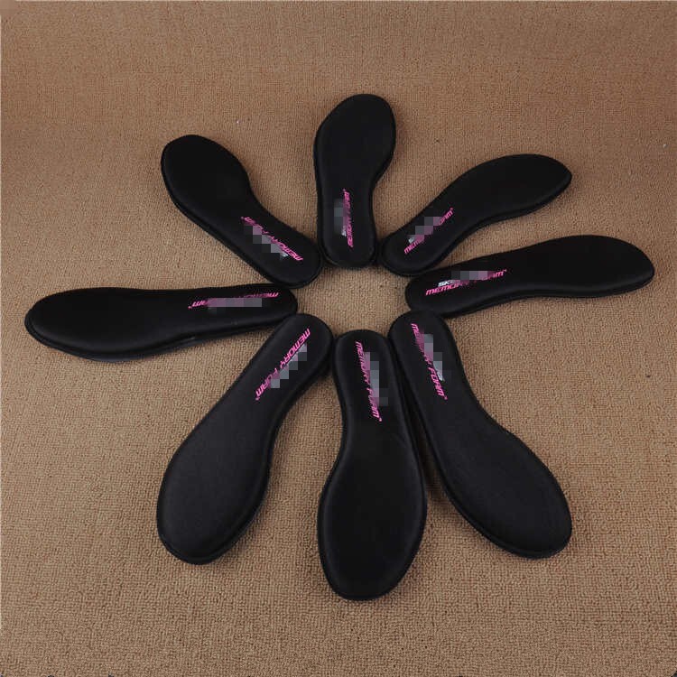 外贸女士慢回弹记忆海绵防震运动鞋厚鞋垫 memory foam防臭吸汗