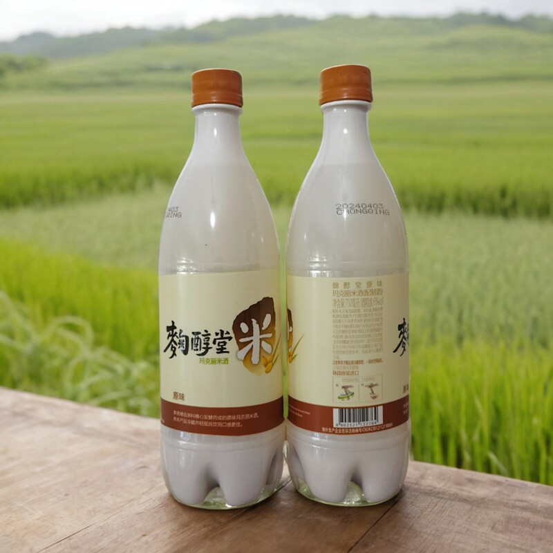韩国进口麴醇堂米酒瓶装玛克丽马格利韩式糯米酒米露米酿多省包邮