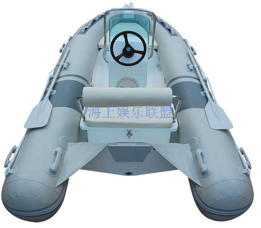 【海上娱乐联盟】RIB430玻璃钢游艇充气艇 高速艇休闲艇