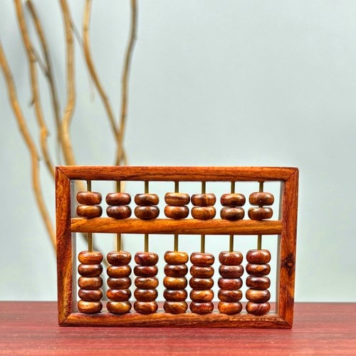 纪念算盘海南黄花梨摆件抓周礼物