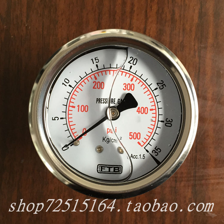 轴向慢走丝机械防震螺纹压力表