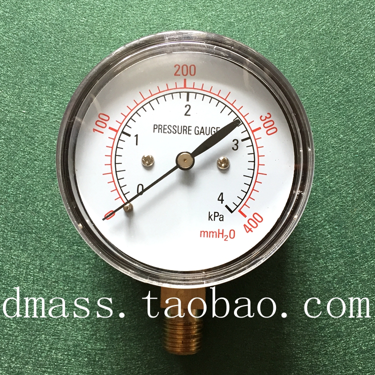 微压表YE-60天然气膜盒压力表气压表60mm面径 6 10 16 25 4KPA