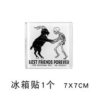 Evil Bloodline original Demon Good Friend single-shoulder bag Dark subculture Skeleton Gothic hand-held shopping bag Travel bag thumbnail 2