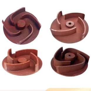 汽油机抽水泵配件叶轮2寸3寸4寸导叶轮168F170F动力自吸泵翻水轮